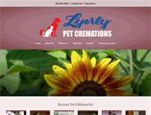 Tablet Screenshot of lyerlypetservices.com